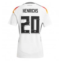 Fotbalové Dres Německo Benjamin Henrichs #20 Dámské Domácí ME 2024 Krátký Rukáv